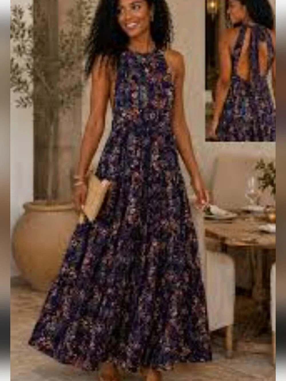 Natural Life Size Small Maxi Dress - Picture 1 of 16
